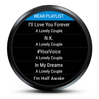 Wear Music Screen 3