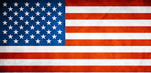 USA flag. Digital clock. APK