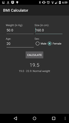 BMI - Calculator