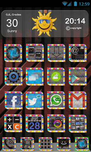 GLE theme Colorful Tiles