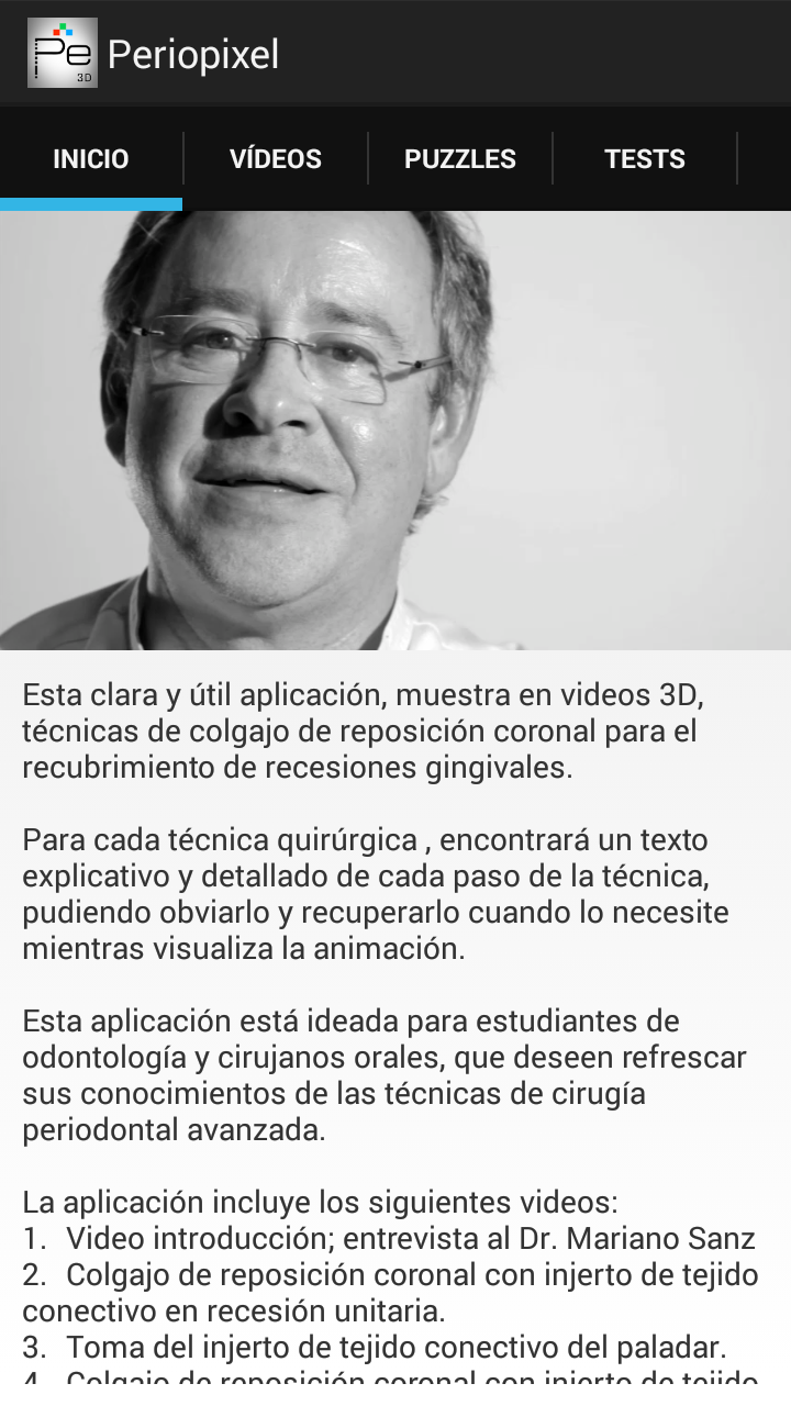 Android application Periodontal Advanced Surgery screenshort
