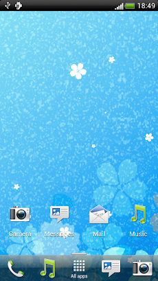 クリスタルブルーのパターンライブ壁紙 Androidアプリ Applion