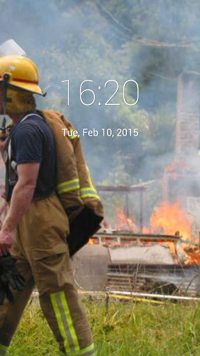 Firemen's Day Lock Screen