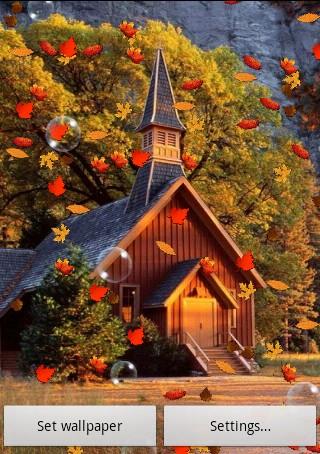 Autumn Pro Live Wallpaper Screen 2