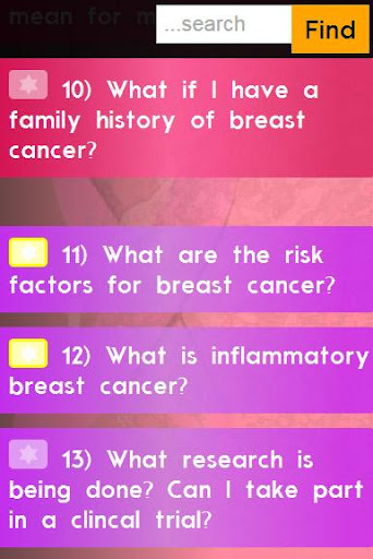 【免費醫療App】FYI: Breast Cancer-APP點子