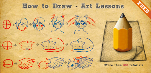 How to Draw - Art Lessons -  apk apps