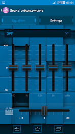 Tiles Blue Xperien Theme poster 7