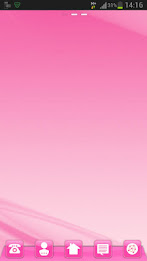 růžové styl GO Launcher poster 1