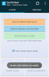 QuickClean - Memory Cleaner poster 5