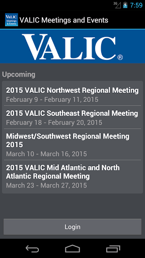 VALIC Meetings and Events