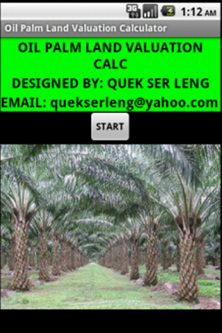   Oil Palm Land Valuation – kuvakaappaus 