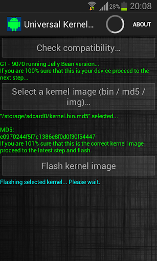 Universal Kernel Flash