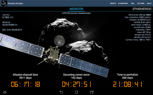 Android application Rosetta Monitor screenshort