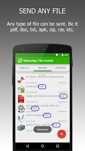 WFS: WhatsApp File Sender Screenshot