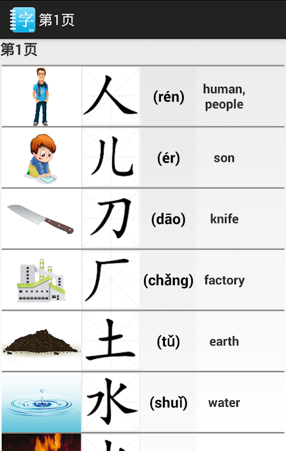 Learn how to write words in chinese