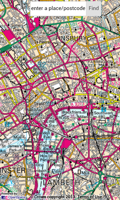 Great Britain Maps Screen 3