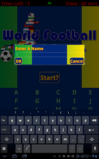 【免費拼字App】World Football Word Game-APP點子