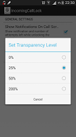 Invisible Incoming Call Lock APK تصویر نماگرفت #5