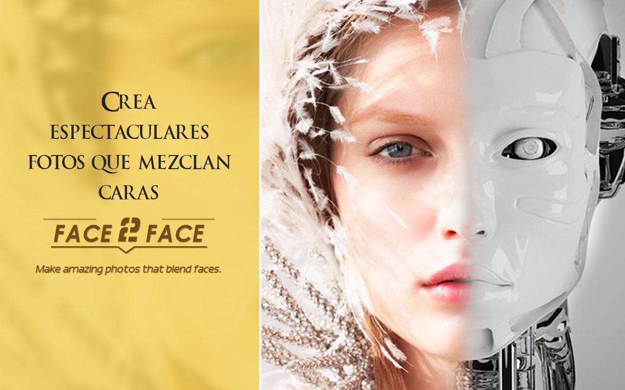 Android application Face2Face-funny face effects screenshort