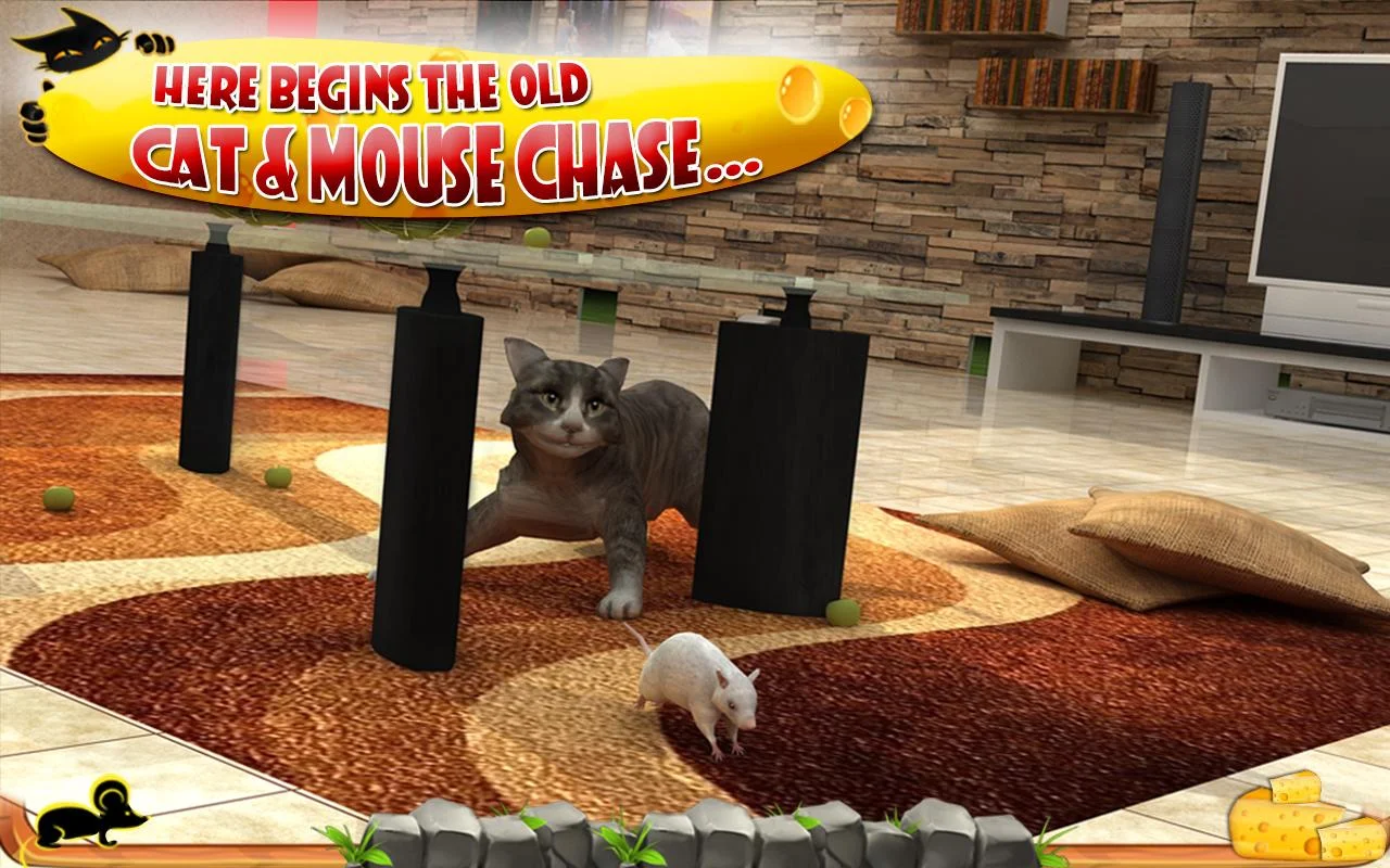 Crazy Cat vs. Mouse 3D - screenshot