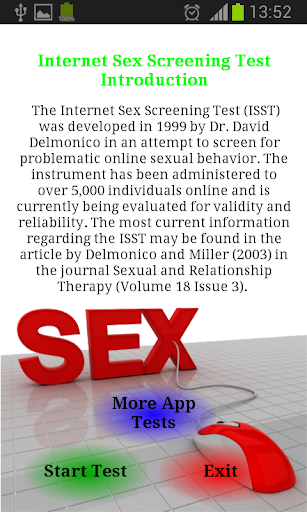 Internet Sex Addiction Test