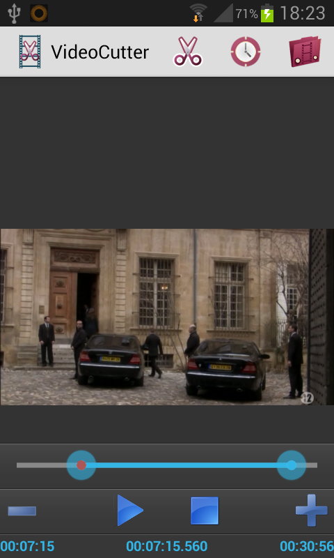 Android application Video Cutter Full screenshort