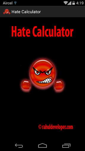 Hate Calculator