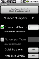 Quick Team Picker Lite APK Ảnh chụp màn hình #3