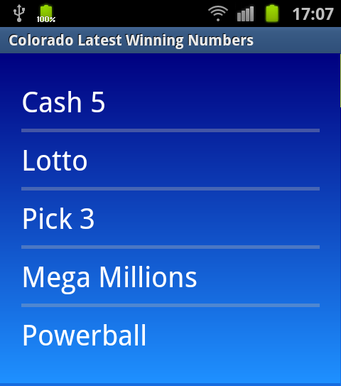 Colorado winning numbers - Android Apps on Google Play