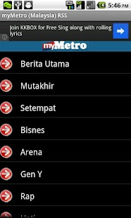 myMetro Malaysia RSS