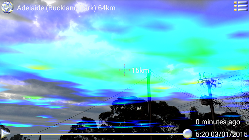 Android application US Rain AR screenshort
