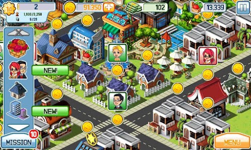 Android application Little Big City screenshort