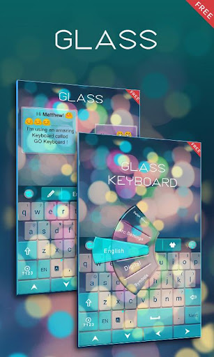 Free Z Glass GO Keyboard Theme