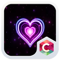 Neon Heart Theme HD: CLauncher Simgesi