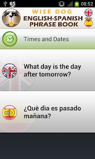 English-Spanish PhraseBook Screenshots 2