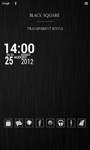 Download Black Square Transparent Icons APK for Android