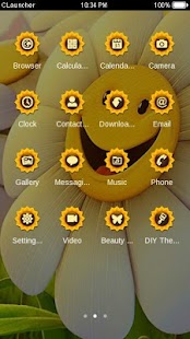download Smile CLauncher Theme free