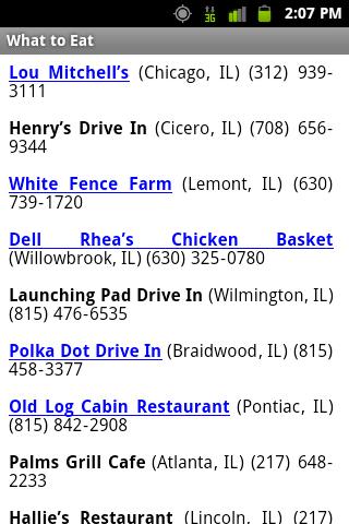 Route 66 Mobile App Screen 3