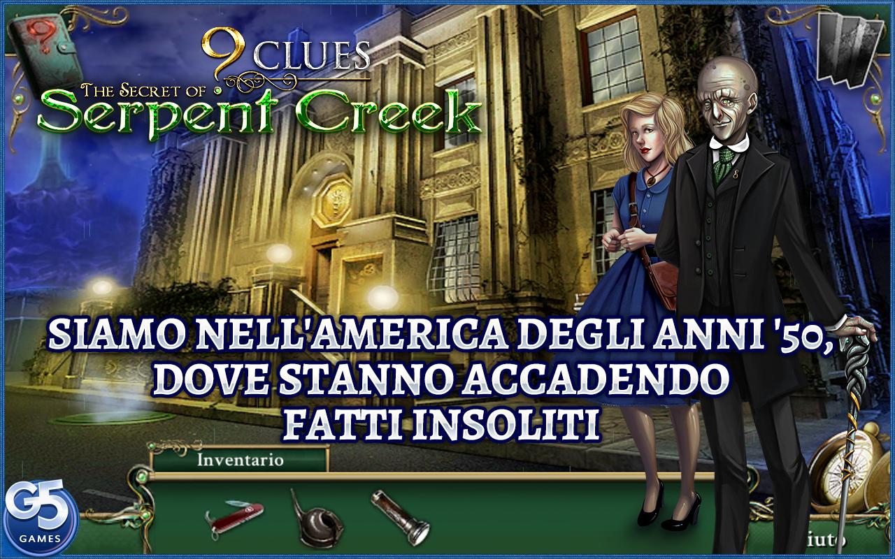 Android application 9 Clues: Serpent Creek (Full) screenshort