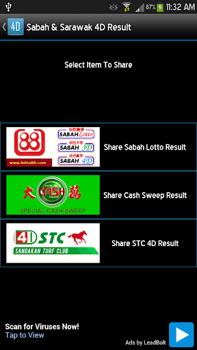 Sabah Sarawak 4D Result