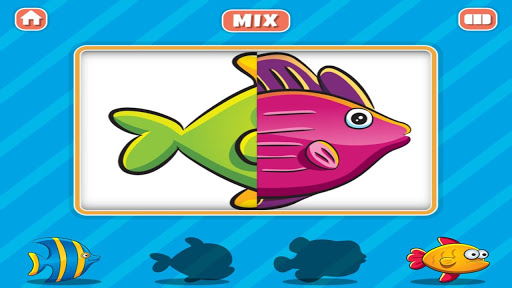 Animal Mix and Match Puzzle