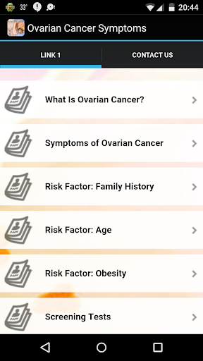 Ovarian Cancer Symptoms