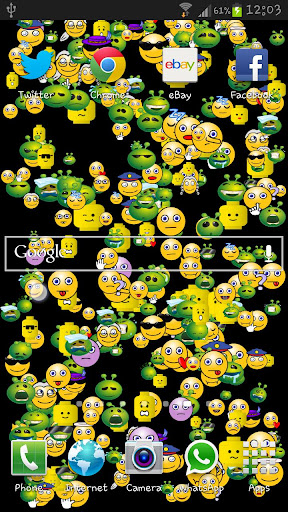 【免費個人化App】Smileys Attack Live Wallpaper-APP點子