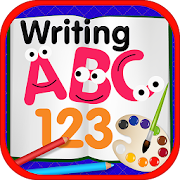 ABC 123 Writing Coloring Book  Icon