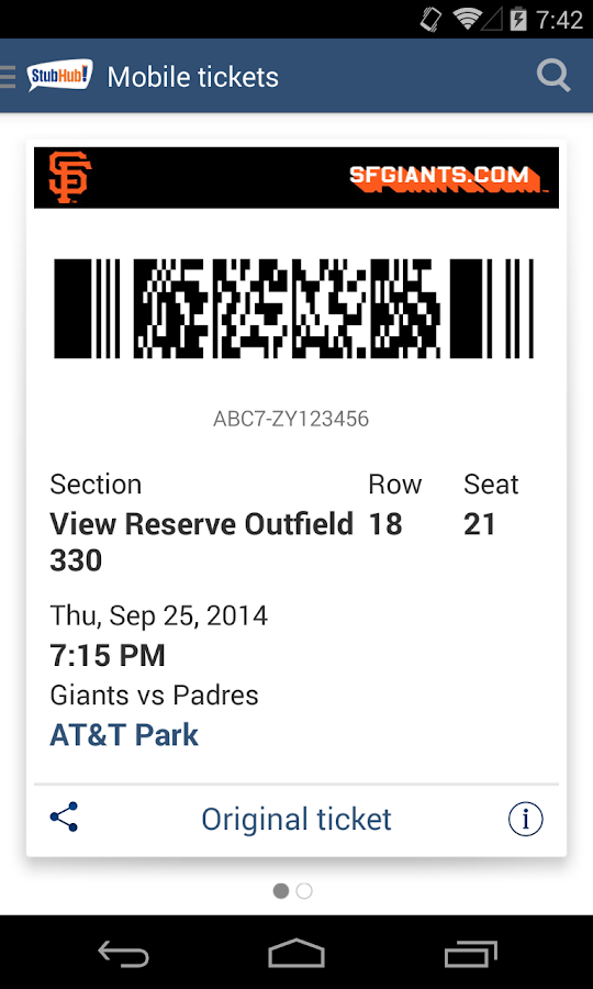 StubHub Event tickets Android Apps on Google Play