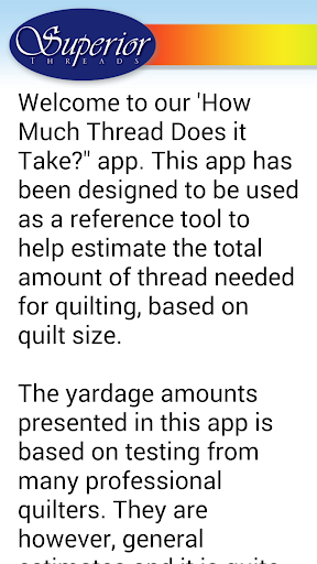 How Much Thread Does it Take