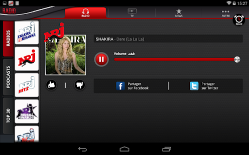 NRJ France Tablette