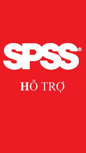 Hỗ Trợ SPSS - Ho Tro SPSS