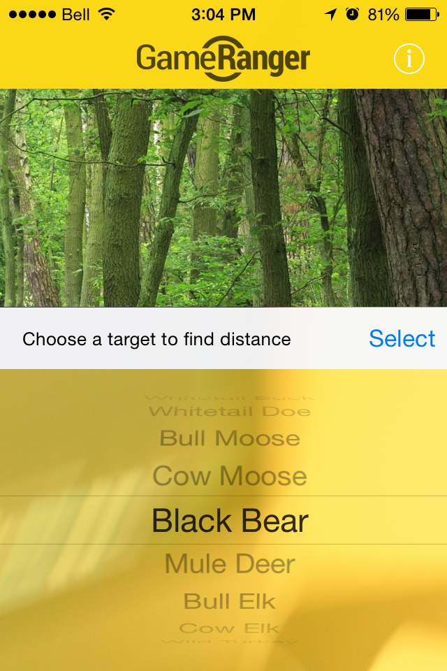 Game Ranger-Hunt Range Finder Screen 2