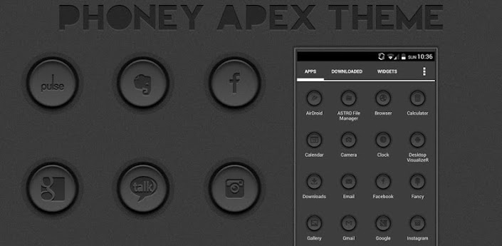 Phoney Apex Nova Go ADW Theme v1.6
